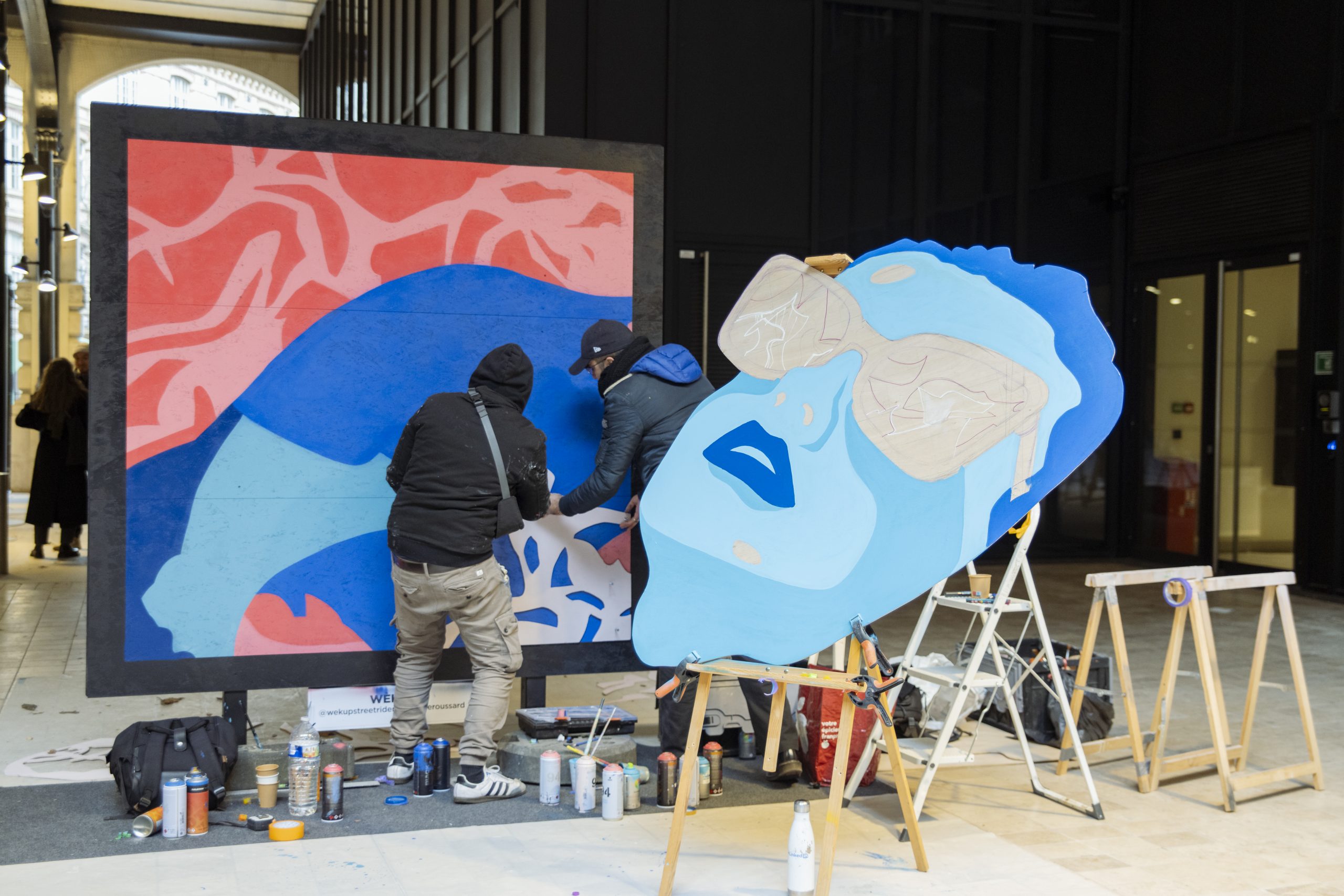 Festival d'Art à la Poste du Louvre avec YAM la Galerie Roussar